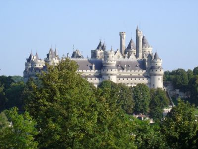 Chateau de Pierrefonds vu depuis le Parc